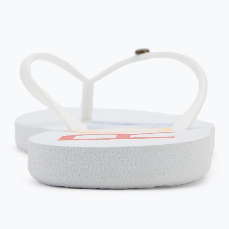 ROXY Sandy III infradito donna bianco/arcobaleno monogramma 7
