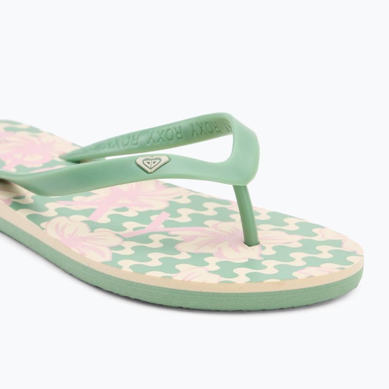 ROXY Tahiti VII infradito da donna verde/rosa 7