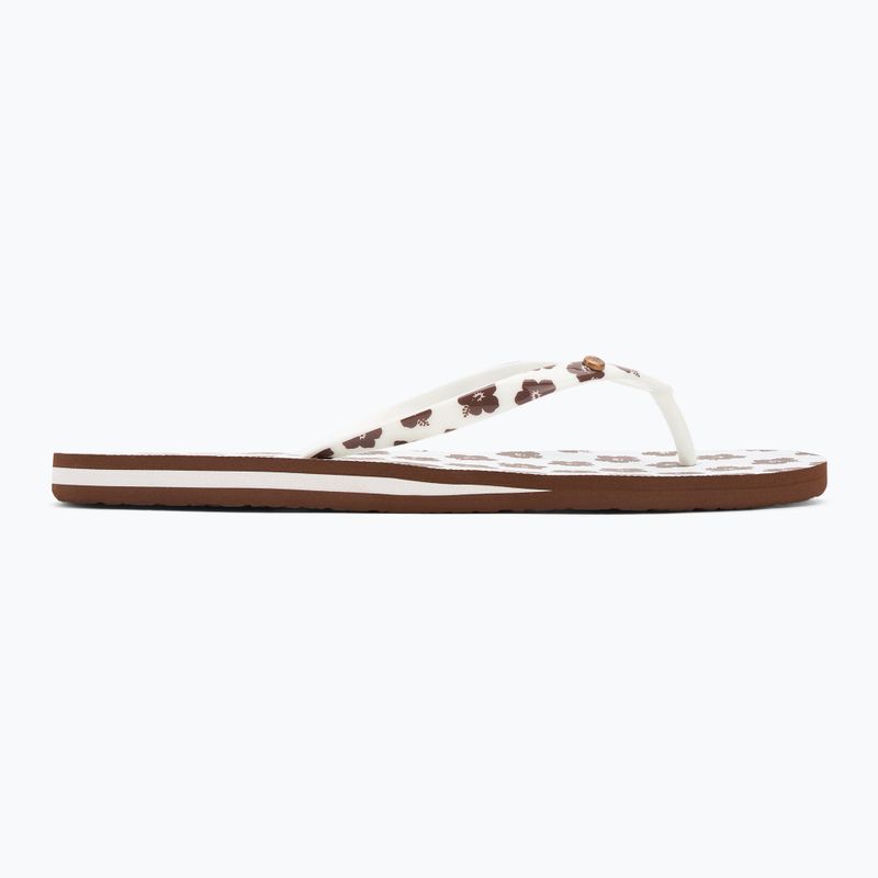 ROXY Portofino III infradito donna dc marrone chiaro/bianco 2