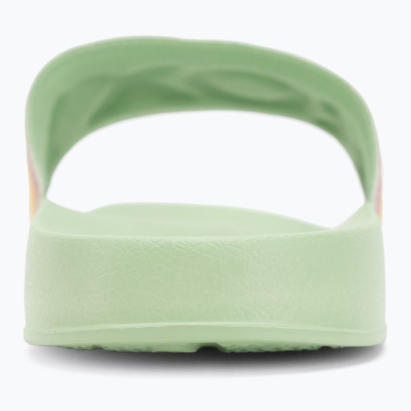 Infradito da donna ROXY Slippy II a righe verdi 6