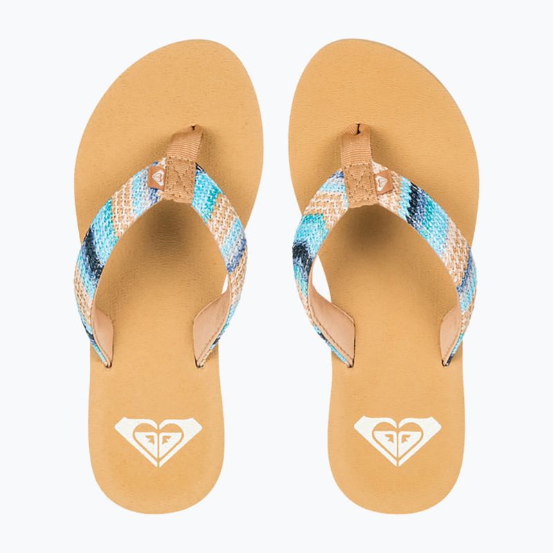 Infradito donna ROXY Porto Raffia II profondità blu 2