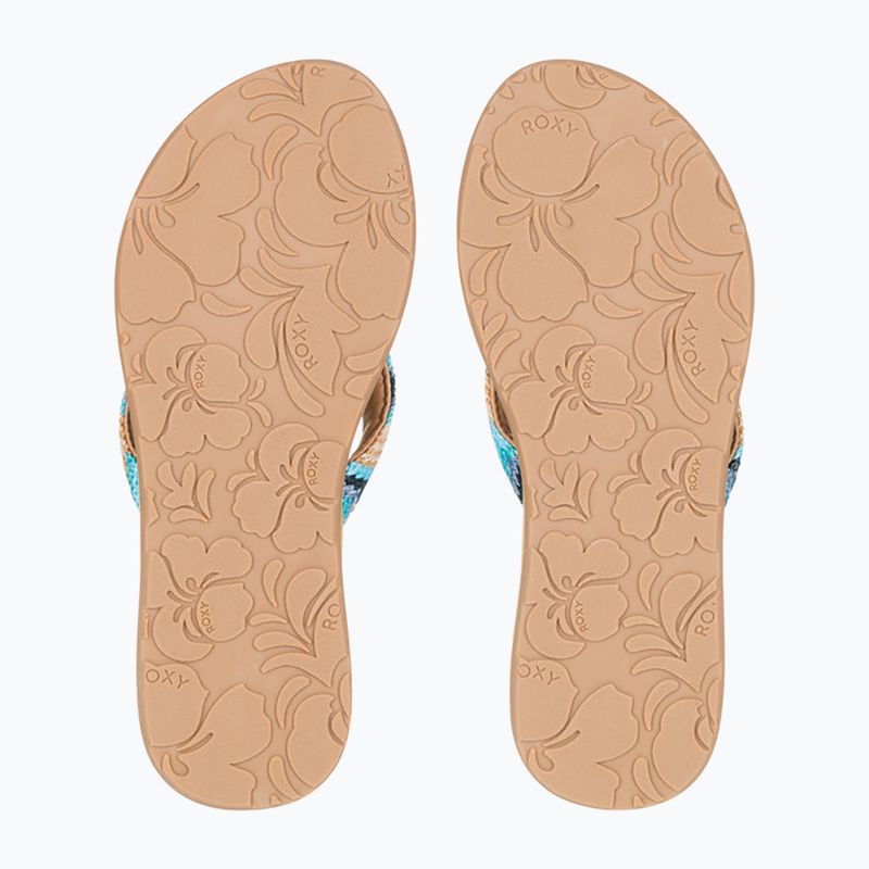 Infradito donna ROXY Porto Raffia II profondità blu 3