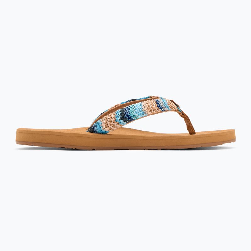 Infradito donna ROXY Porto Raffia II profondità blu 2