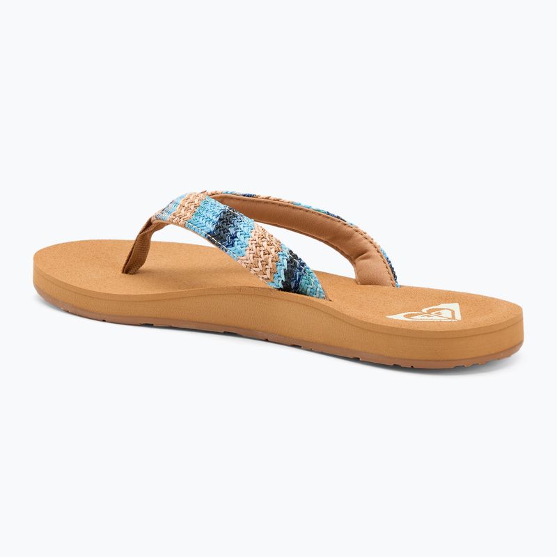 Infradito donna ROXY Porto Raffia II profondità blu 3