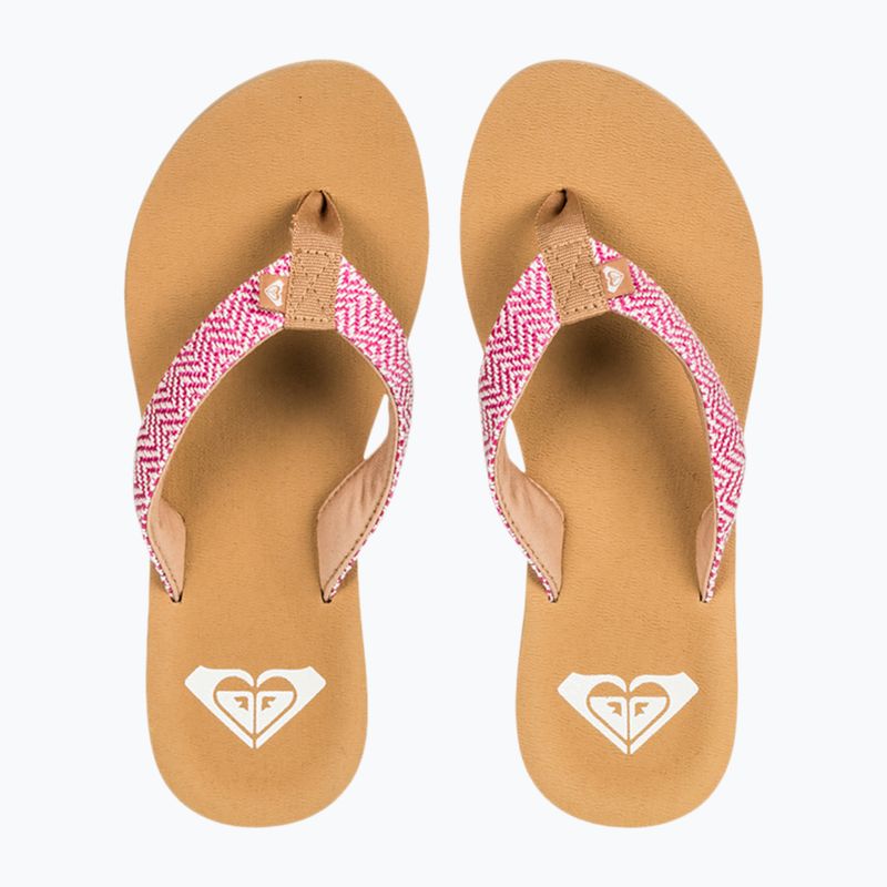 ROXY Porto Raffia II infradito da donna in lampone 2