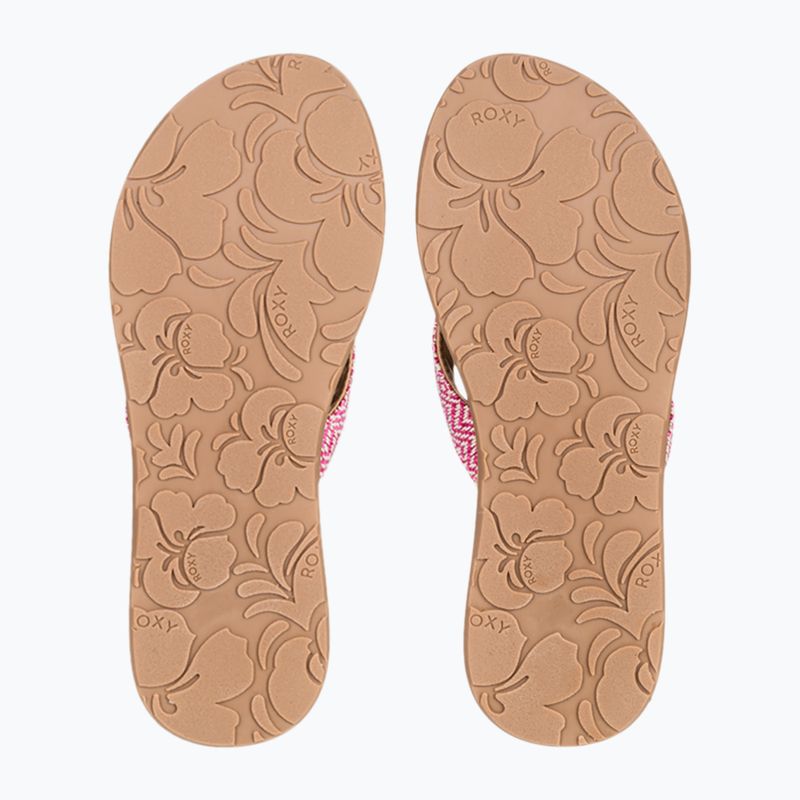 ROXY Porto Raffia II infradito da donna in lampone 3