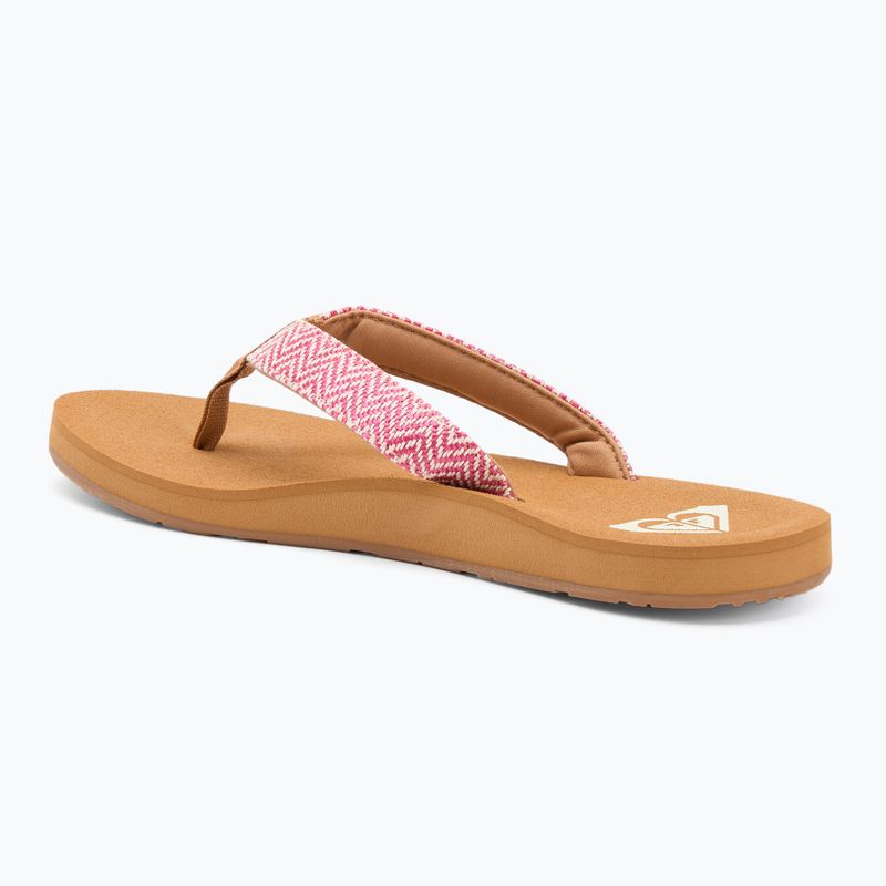 ROXY Porto Raffia II infradito da donna in lampone 3