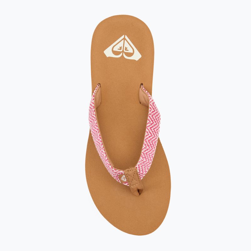 ROXY Porto Raffia II infradito da donna in lampone 5