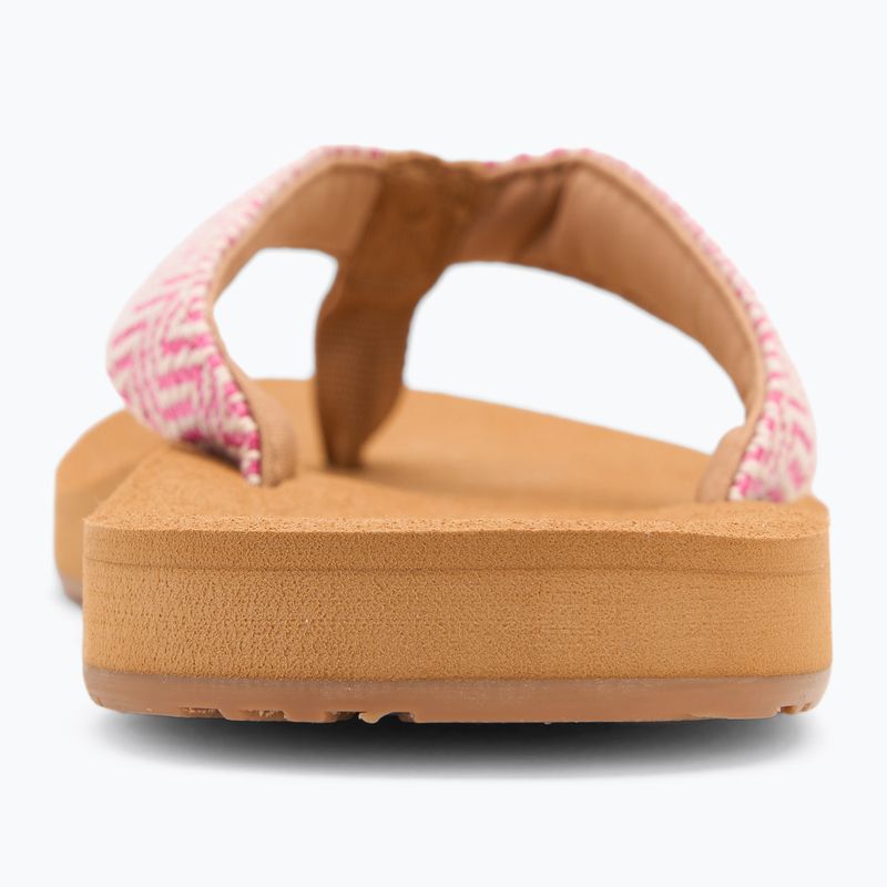ROXY Porto Raffia II infradito da donna in lampone 6