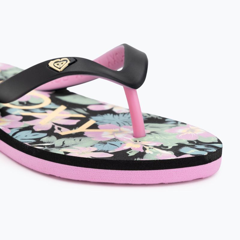 ROXY Tahiti VII infradito per bambini nero/rosa stencil 7