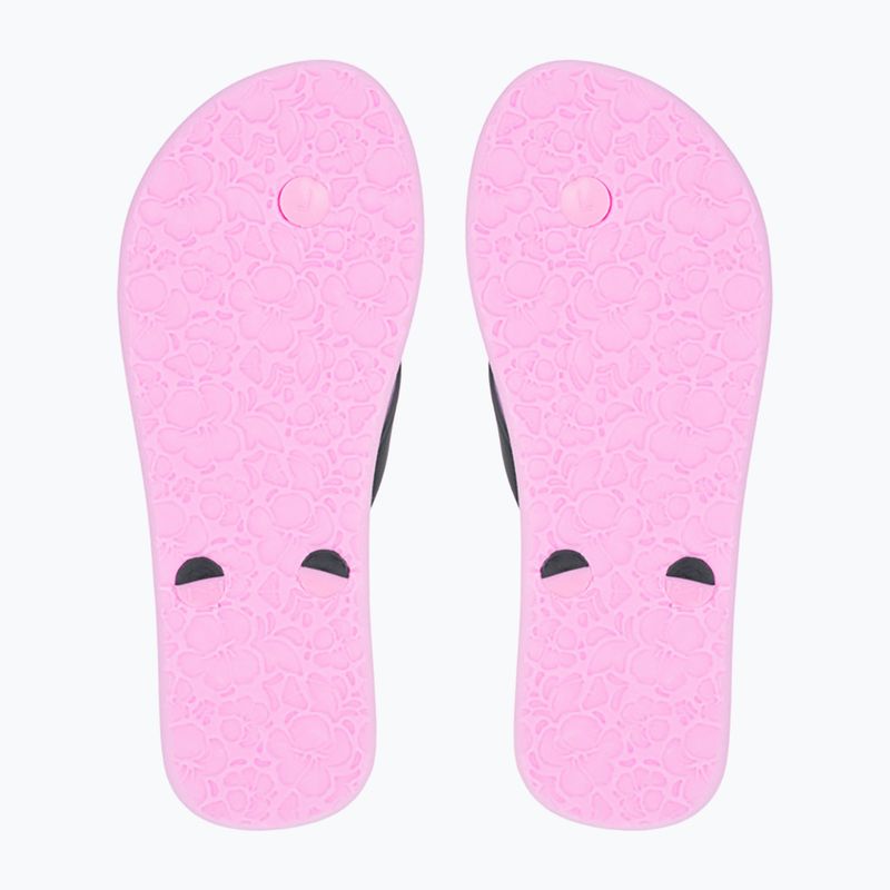 ROXY Tahiti VII infradito per bambini nero/rosa stencil 3