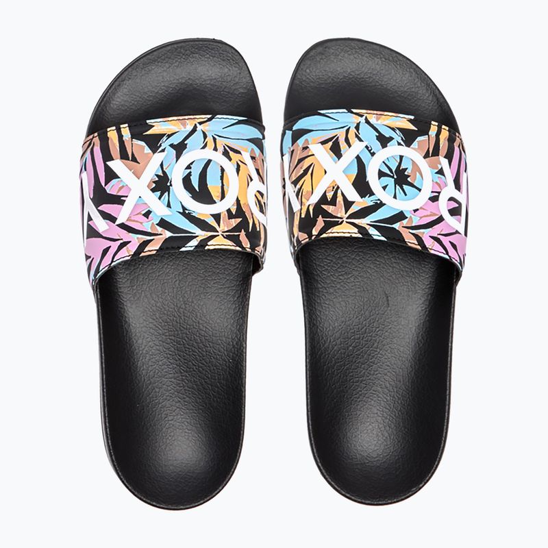 Infradito donna ROXY Slippy II nero multi camo 2