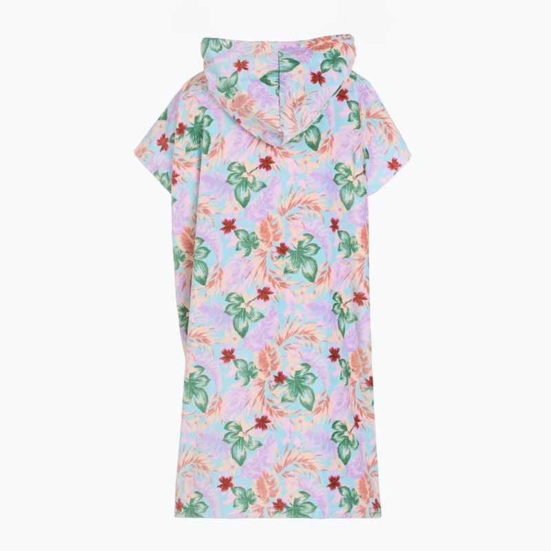 Asciugamano da donna con cappuccio Billabong, poncho da bagno blu costiero 6