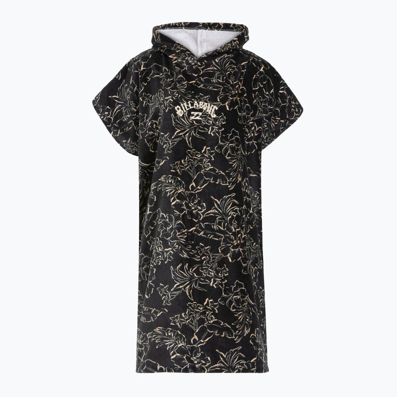 Poncho da bagno donna Billabong Asciugamano con cappuccio nero ciottoli 5