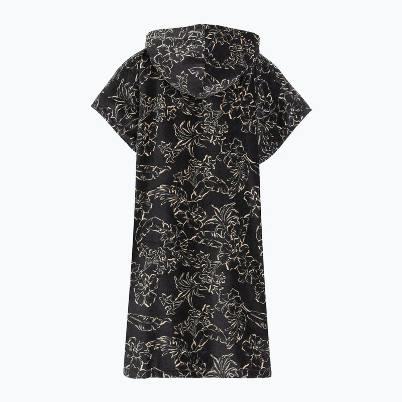 Poncho da bagno donna Billabong Asciugamano con cappuccio nero ciottoli 6