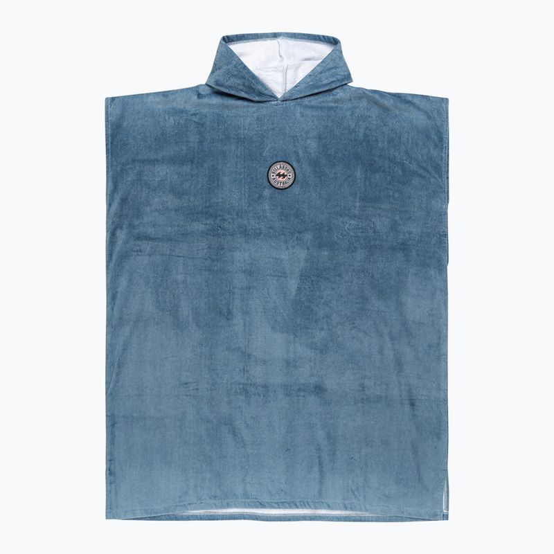 Billabong Asciugamano con cappuccio da uomo poncho blu ghiacciaio