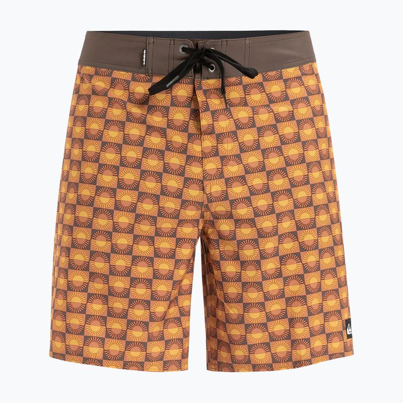 Pantaloncini da bagno Quiksilver Surfsilk Straight Leg 18" florever da uomo bran