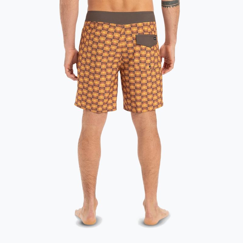Pantaloncini da bagno Quiksilver Surfsilk Straight Leg 18" florever da uomo bran 4