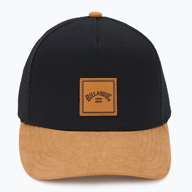 Berretto da baseball Billabong Stacked Trucker nero/tan da uomo 2