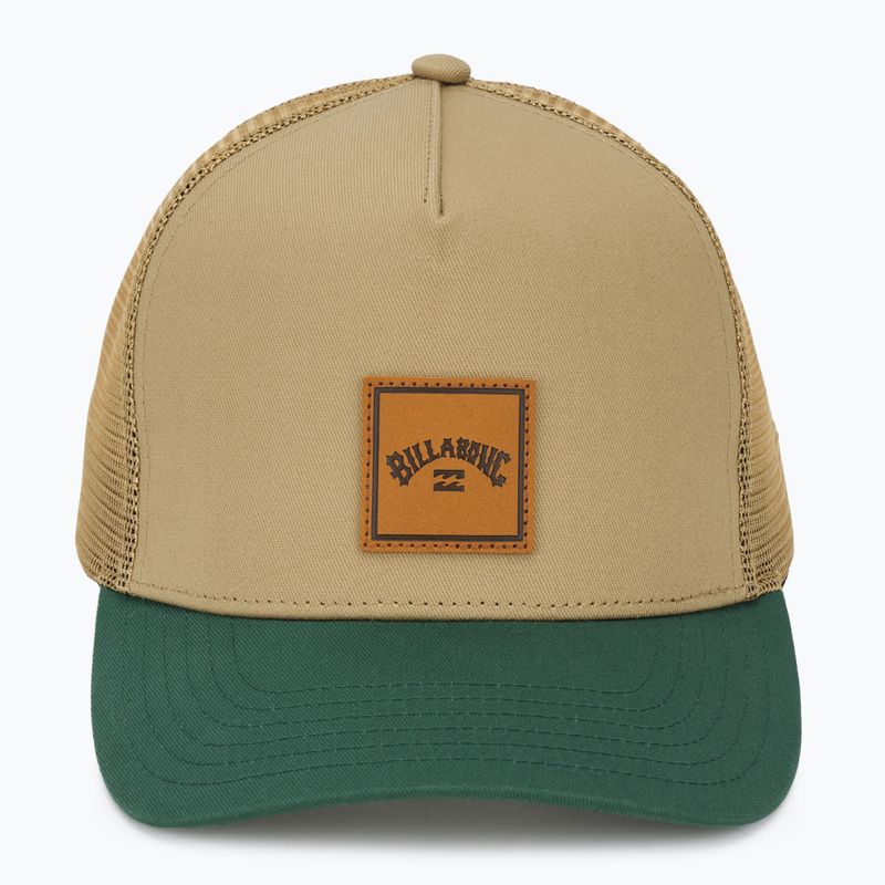 Berretto da baseball Billabong Stacked Trucker nero/tan da uomo 2