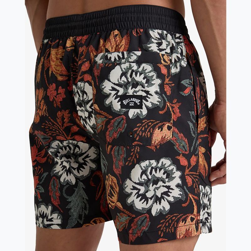 Pantaloncini da bagno Billabong Vacay Layback 16" da uomo, nero 6