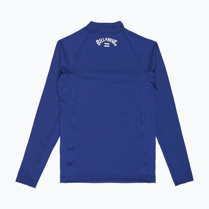 Billabong Waves All Day, manica lunga da nuoto per bambini in cobalto scuro 2