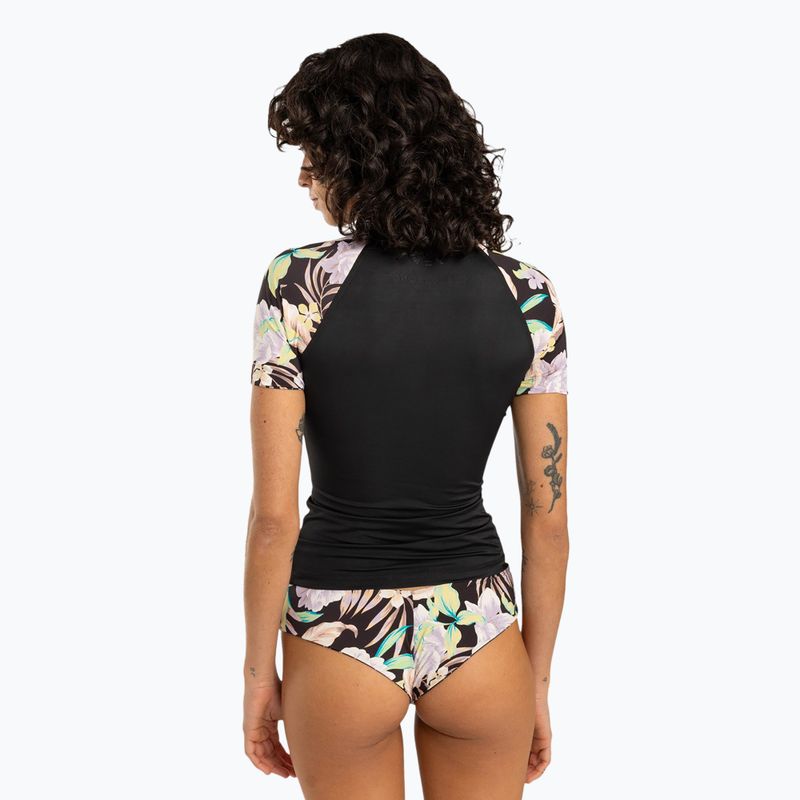 Maglietta da bagno donna Billabong Surf Capsule nero multi 2