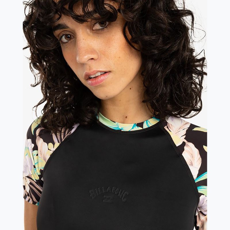 Maglietta da bagno donna Billabong Surf Capsule nero multi 4