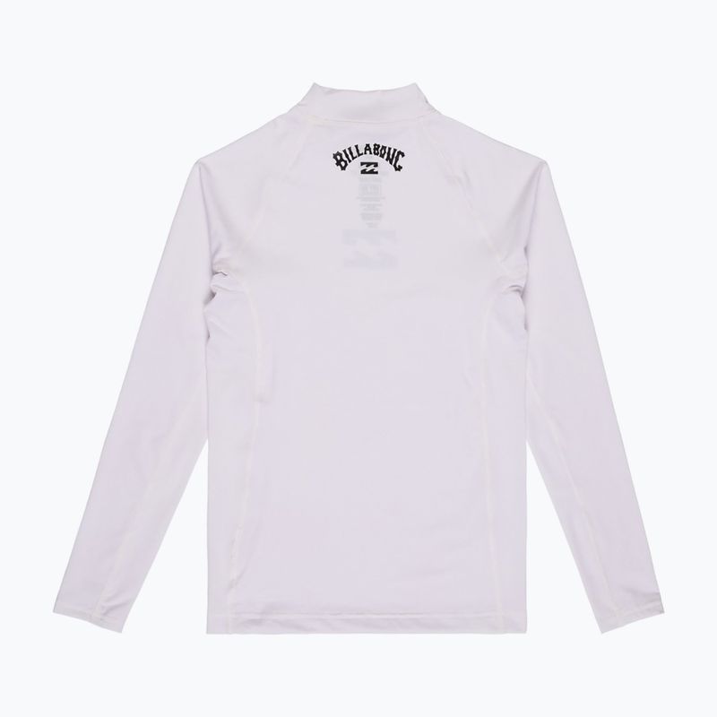 Billabong Waves All Day, manica lunga da nuoto per bambini di colore bianco 2