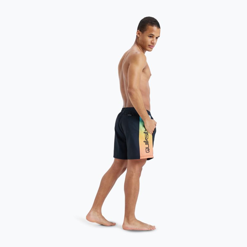 Pantaloncini da bagno Quiksilver Everyday Holmes Volley 16" nero holmes uomo 4