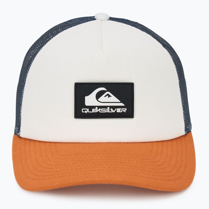 Cappello da baseball Quiksilver Omnipotent bianco neve da uomo 2