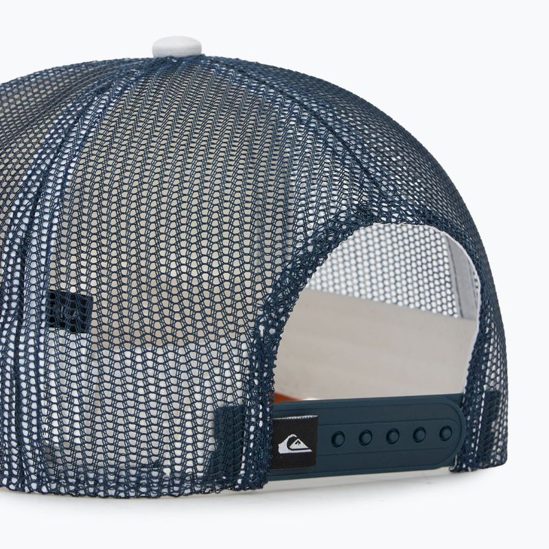 Cappello da baseball Quiksilver Omnipotent bianco neve da uomo 4