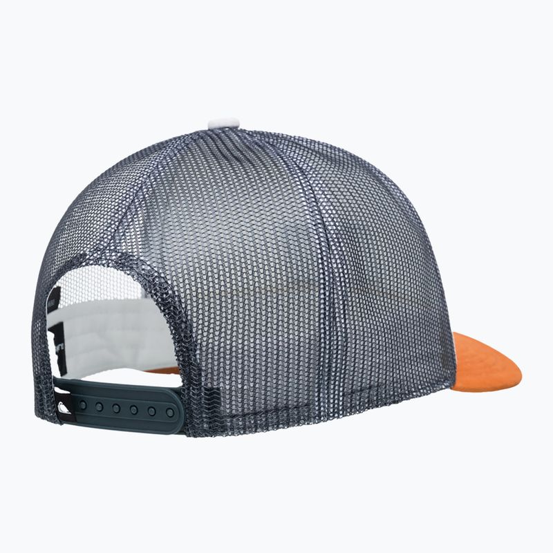 Cappello da baseball Quiksilver Omnipotent bianco neve da uomo 2