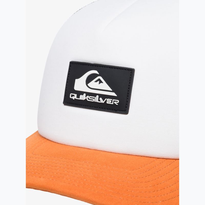 Cappello da baseball Quiksilver Omnipotent bianco neve da uomo 4