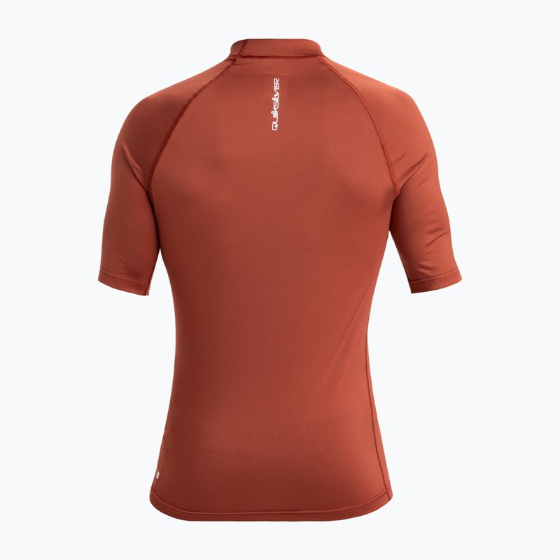 Camicia da bagno Quiksilver Everyday UPF50 all'henné da uomo 2