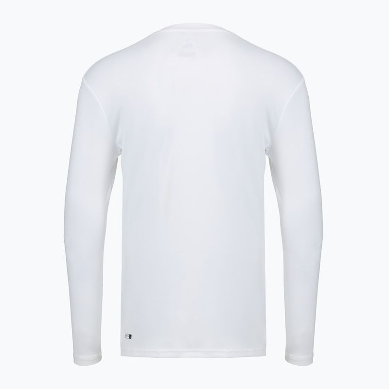 Maglia a maniche lunghe da nuoto uomo Quiksilver DNA Bubble Logo white 2