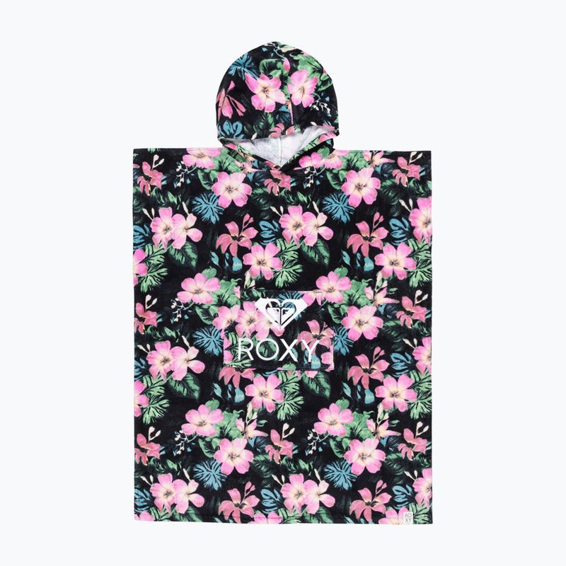 ROXY Stay Magical Poncho stampato per bambini con onde da festa in basilico yw