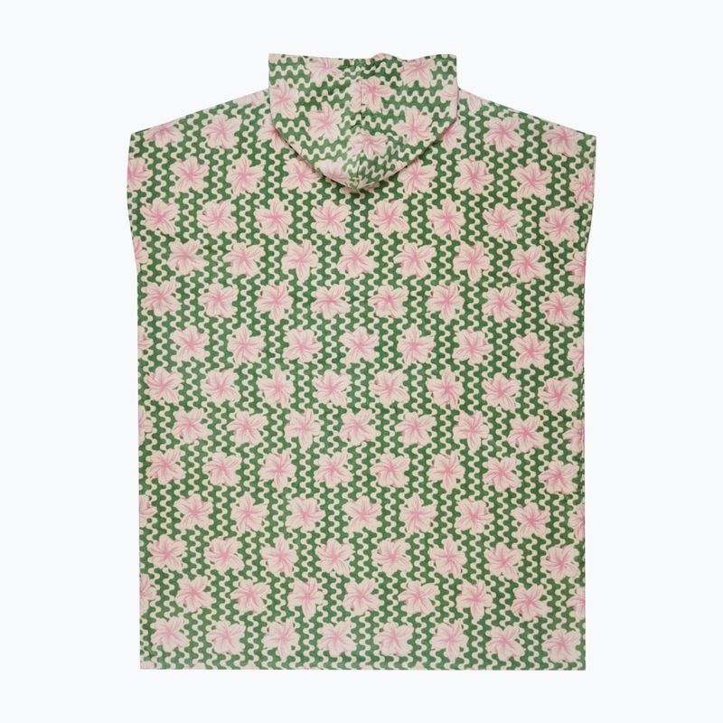 Poncho donna ROXY Stay Magical stampato a onde di basilico per feste yw 2