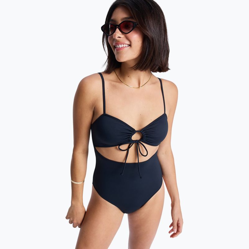 Costume intero da donna ROXY Beach Classics Fashion antracite 4