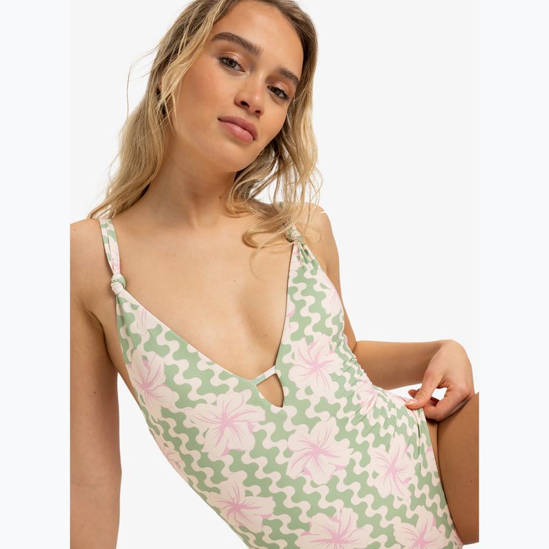 Costume intero donna ROXY Hibiscus Daze basilico party onde yw 5