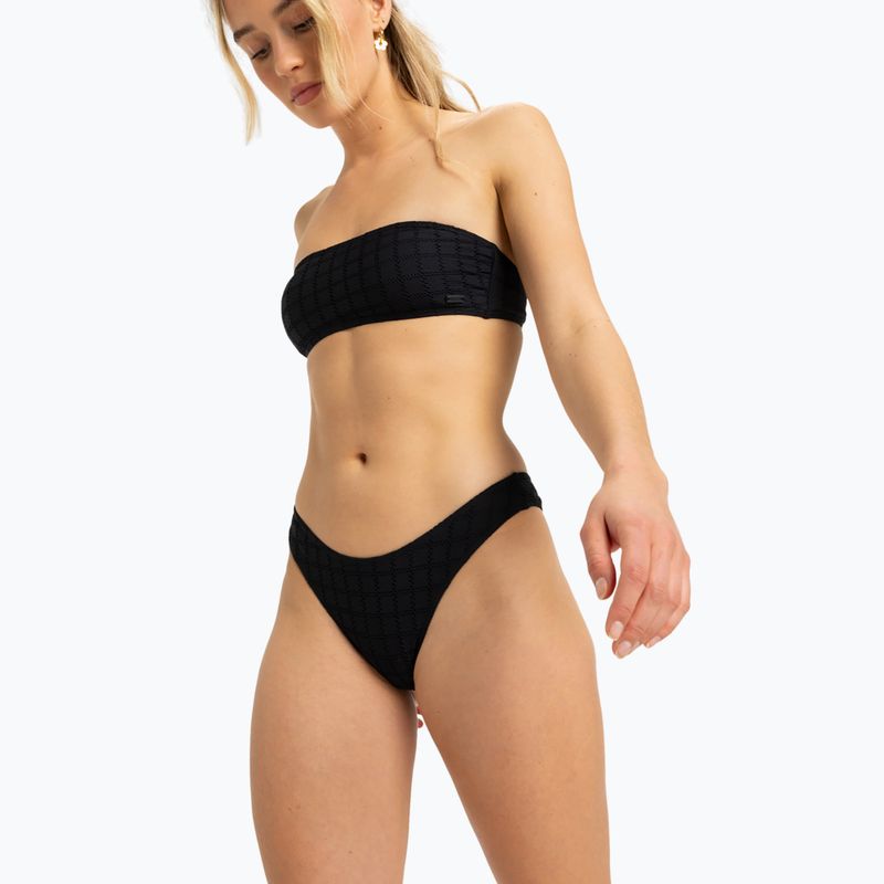 Costume da bagno due pezzi donna ROXY Bandeau Cheeky antracite 2