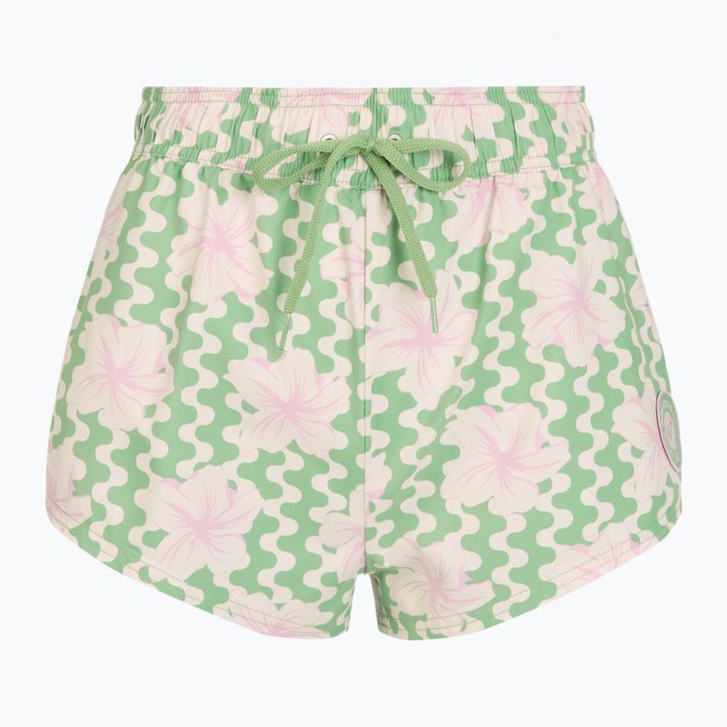 Pantaloncini da bagno donna ROXY No Bad Waves basilico party waves yw