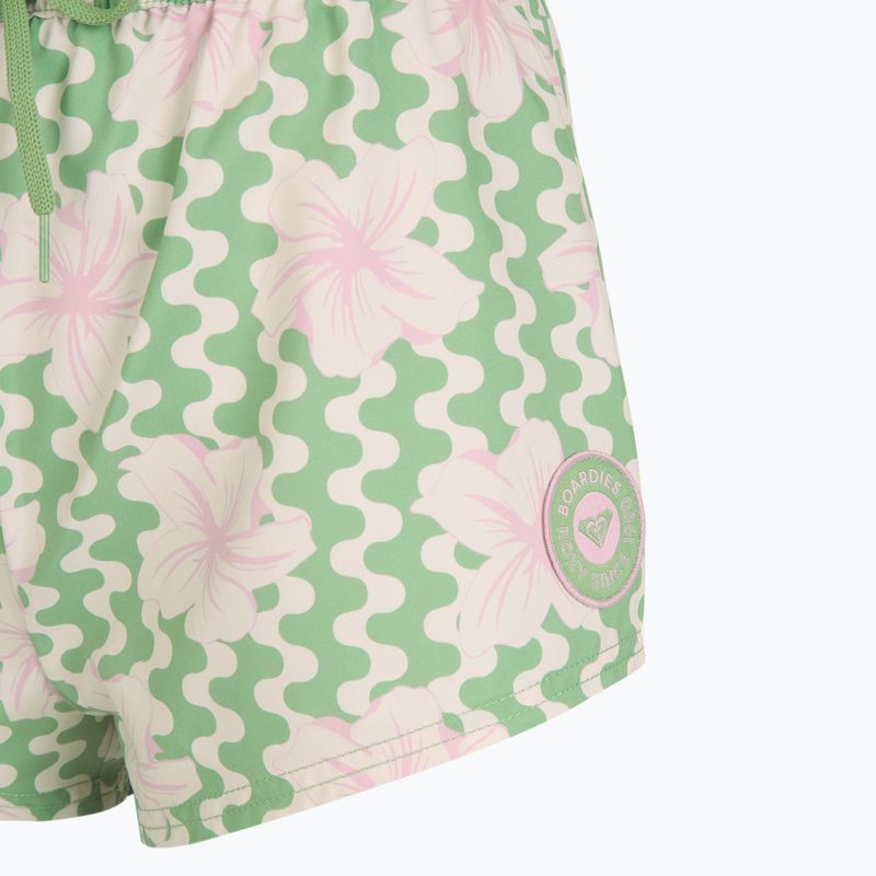 Pantaloncini da bagno donna ROXY No Bad Waves basilico party waves yw 3