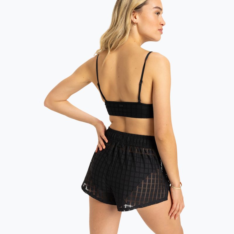 Pantaloncini da bagno donna ROXY Camilo 2" antracite 4