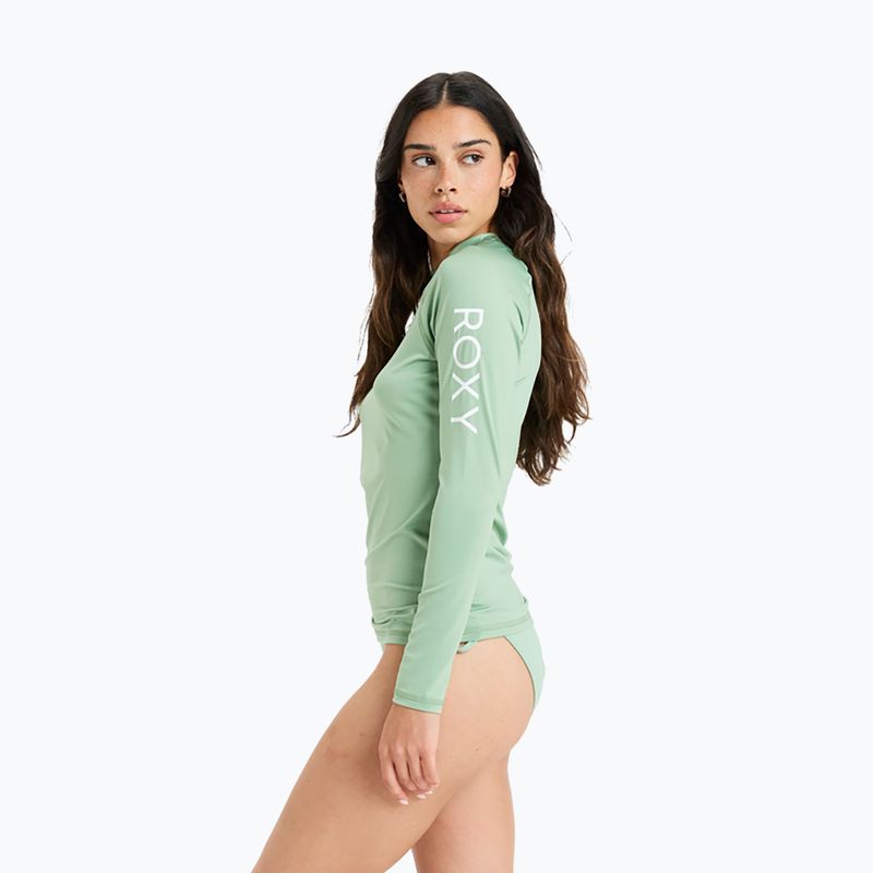 Nuoto donna maniche lunghe ROXY Whole Hearted basilico 4