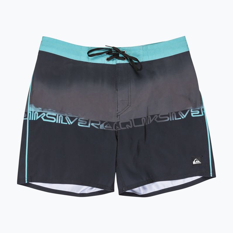Pantaloncini da bagno Quiksilver Everyday Half Jam 16" neri wordblock da uomo