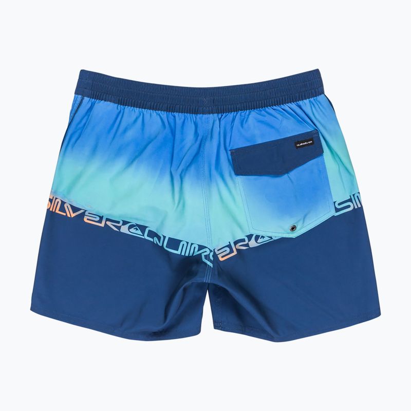Pantaloncini da bagno Quiksilver Everyday Half Jam 16" uomo nebulas blue wordblock 2