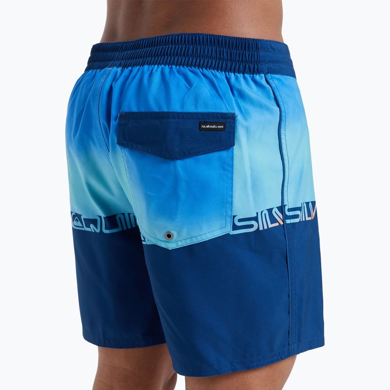 Pantaloncini da bagno Quiksilver Everyday Half Jam 16" uomo nebulas blue wordblock 8