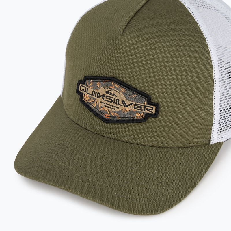 Cappello da baseball Quiksilver Riding Around Trucker grape leaf da uomo 3
