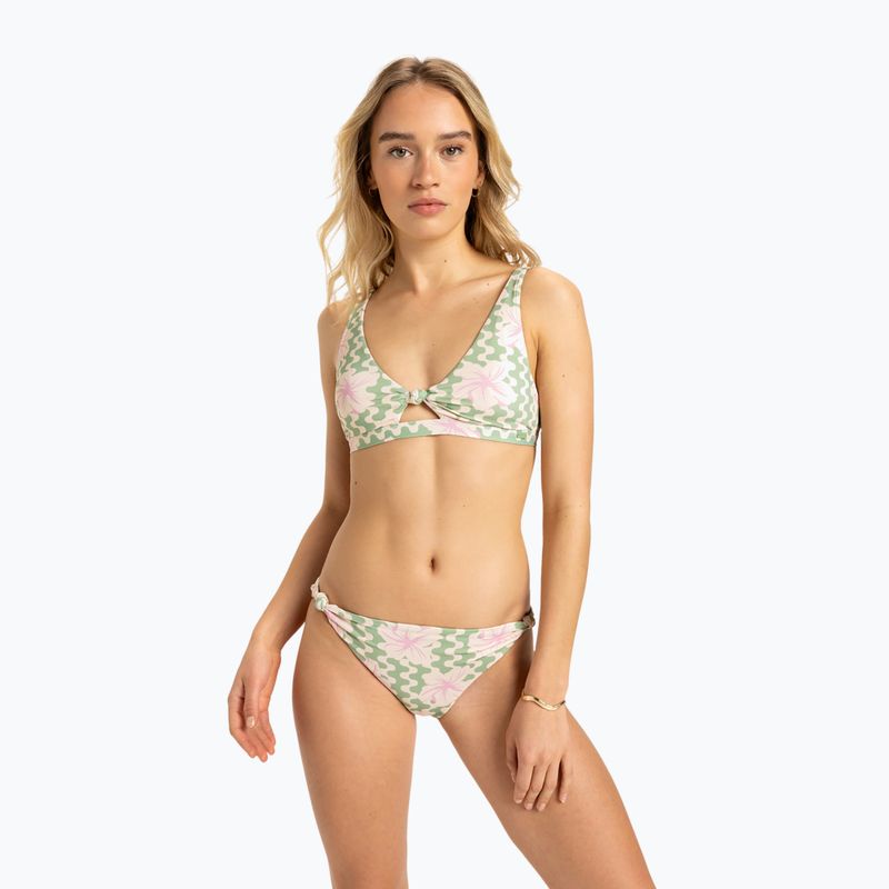 Costume da bagno due pezzi donna ROXY Hibiscus Daze Tri basilico allungato onde party yw 2